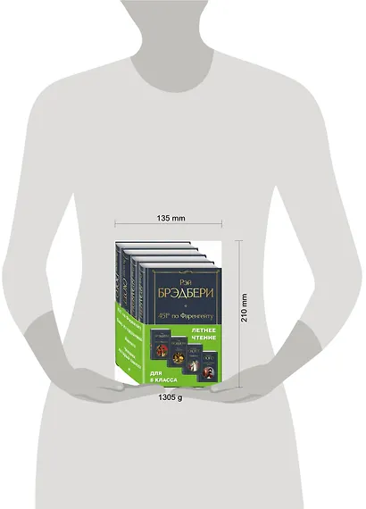 Летнее чтение для 8 класса: 451 по Фаренгейту. Вино из одуванчиков. Айвенго. Человек, который смеется (комплект из 4 книг) - фото 4
