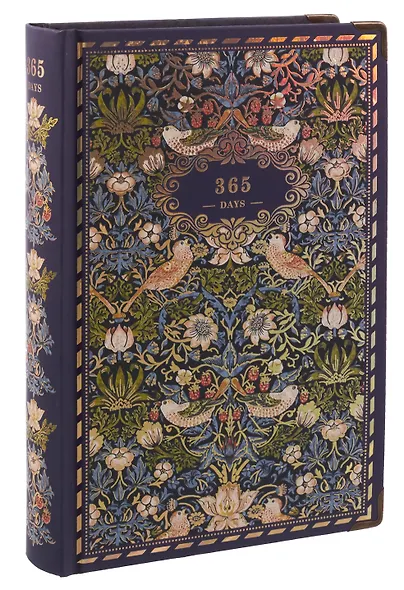 Книга для записей "У.Моррис" А5, 192 листа, нелинованная, твердая обложка, в ассортименте - фото 10