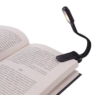 Мини-лампа LED для чтения (черная) (micro USB) (коробка) (Читай-город) - фото 3