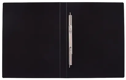 Папка-скоросшиватель А4 "Line" черная, Schiller - фото 4