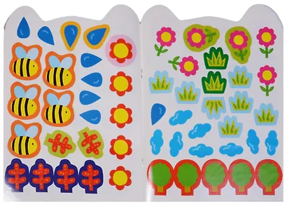 100 наклеек для малышей. Зверята. Слоненок - фото 5