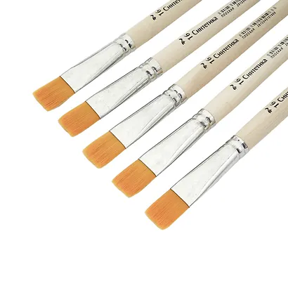 Кисть синтетика плоская №16, Артком - фото 3