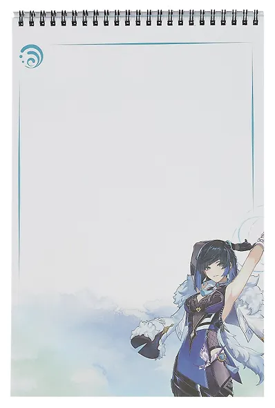 Геншин. Творческий блокнот cо стикерами и переводными татуировками A4. Лесные приключения - фото 8