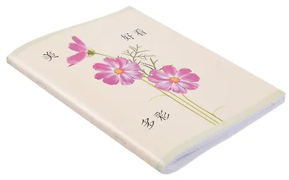 Тетрадь 96л кл. "Восточный гербарий" мел.картон, выб.лак, блестки "Перламутр", ассорти - фото 3