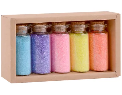 Набор блёсток декоративных № 17, 5 цветов по 9 грамм - фото 1