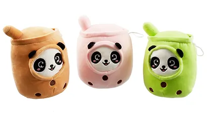 Мягкая игрушка Панда Bubble tea (23см) в ассортименте - фото 1