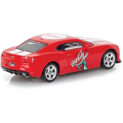 450029 Машинка литая коллекционная Motor City - Die-сast модель Coca-Cola 2013 Chevrolet Camaro SS, масштаб 1:64 (металлическая), возраст 14+ - фото 8
