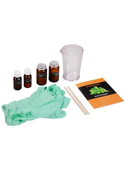 Набор химических эскпериментов для детей Трюки Науки "Светящийся Лизун" (розовый/голубой) Z101 - фото 2