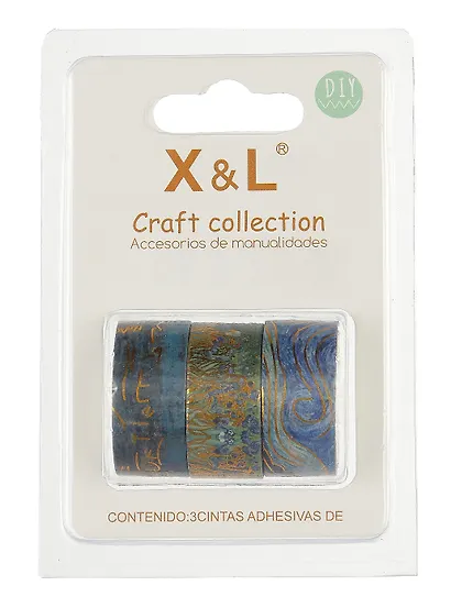 Набор клейкой декоративной ленты "Ван Гог" - фото 1