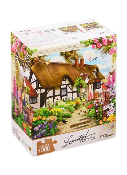 Пазл Английский коттедж (Limited Edition) Step puzzle 1000 эл., 68*48см.. 79800 - фото 1