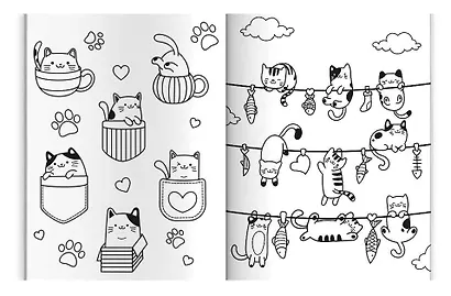 Веселые котята. Книжка-раскраска для детей - фото 7