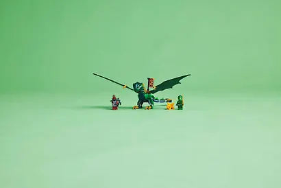 LEGO NINJAGO: Зелёный лесной дракон Ллойда, 128 деталей (71829) - фото 2