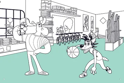 Ну, погоди! Каникулы. СУПЕР раскраска. Дрим тим - фото 6