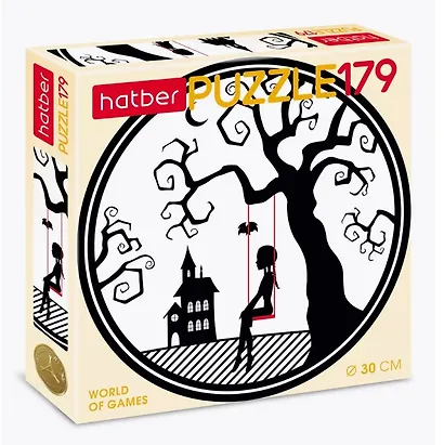 Пазл "W-wednesday" для детей. 179 элементов, круглый, 30 см. - фото 1