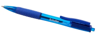 Ручки шариковые автоматические синие 12шт "Ultima X", масляные чернила, 0,7мм, Schiller - фото 4
