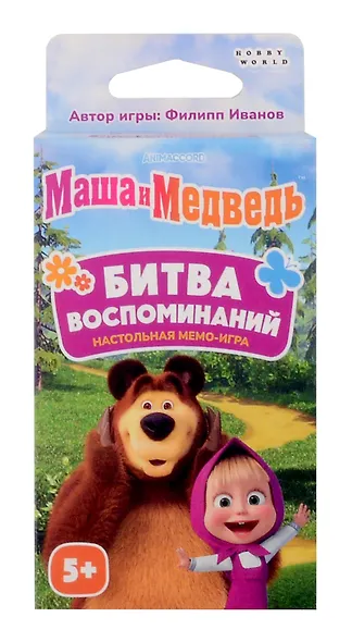 Настольная игра «Маша и Медведь. Битва воспоминаний», Hobby World - фото 1