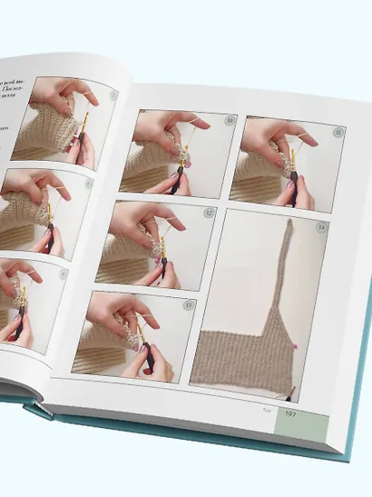 Поперечное вязание крючком от А до Я. Полное практическое руководство: техника, узоры, модели - фото 10