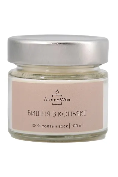 Ароматическая свеча Вишня в коньяке (100мл) - фото 1
