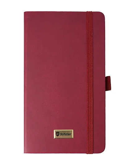 Записная книжка А7 100л лин. "Classic" бордовая, 7БЦ, Schiller - фото 1