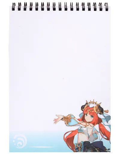 Геншин. Творческий блокнот cо стикерами и переводными татуировками A5. Эфемерное недоверие - фото 3