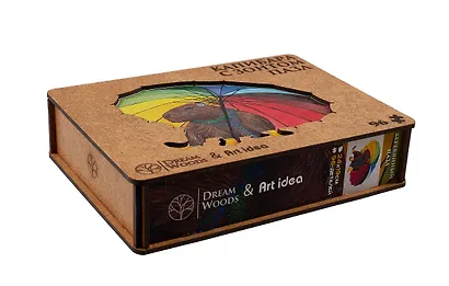 Пазл фигурный "Капибара с зонтом", 96 деталей - фото 2