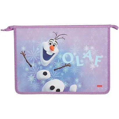 Папка для тетрадей А4 "Холодное сердце" пластиковая, молния, индив.уп. - фото 3