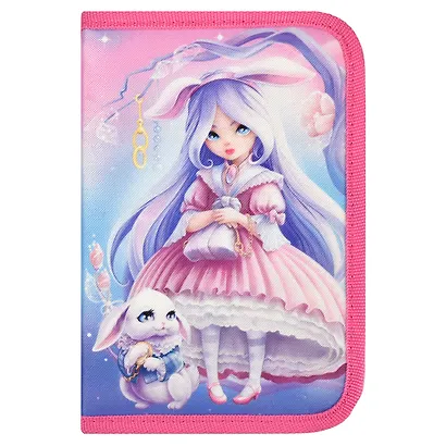 Пенал 1 отделение "Алиса" 20*13,3*3,5 см, полиэстер - фото 2