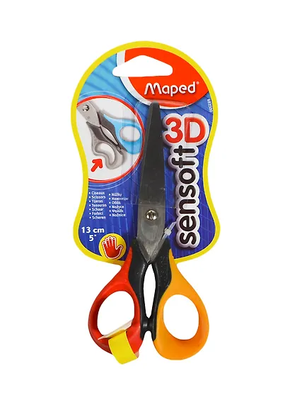 Ножницы для левшей "Sensoft" 3D, 13 см - фото 1
