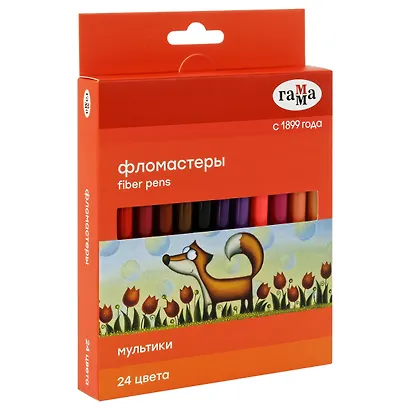 Фломастеры «Мультики» ГАММА, 24 цвета - фото 7