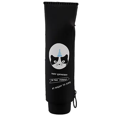 Пенал на молнии «Тюбик мордочки котов», 23 х 7.5 см - фото 1