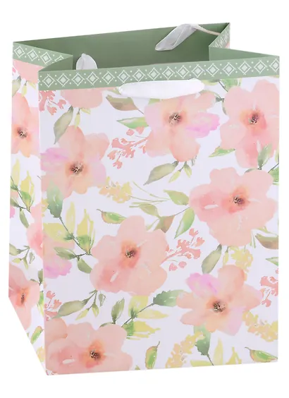 Пакет А5 23*18*10 "Нежный букет" жен., бум.мат.ламинат - фото 1