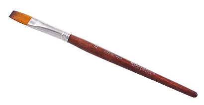 Синтетическая кисть, плоская, № 12 - фото 2