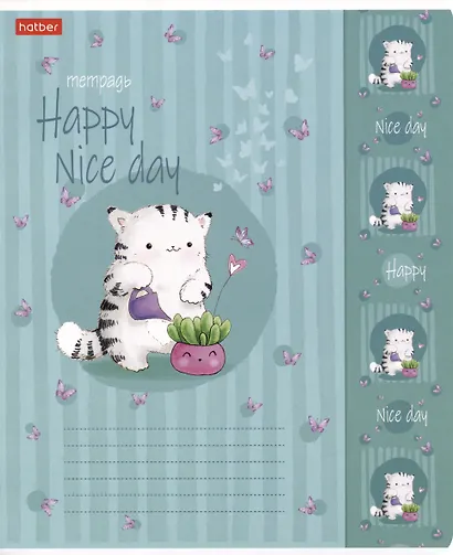 Тетрадь в клетку Hatber, "Приключения кота Пирожка", 18 листов, в ассортименте - фото 3