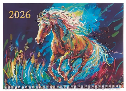 Календарь квартальный 2026г 295*830 "В движении" настенный, трёхблочный, спираль - фото 2