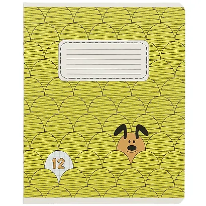 Тетрадь в клетку Academy Style, "Прятки", 12 листов, в ассортименте - фото 1