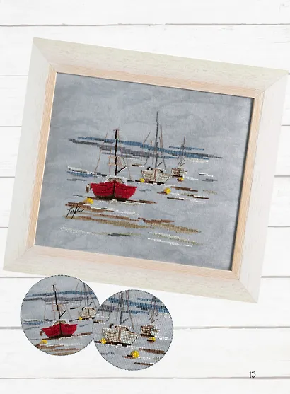 Французская вышивка крестом. Загадочный океан Изабель Вотье - фото 6