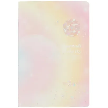 Тетрадь в клетку Languo, Diamonds in the sky, 40 листов, в ассортименте - фото 1