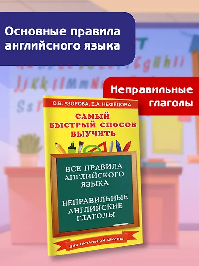 Все правила английского языка и неправильные английские глаголы. Для начальной школы - фото 4