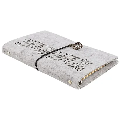 Записная книжка «Ноутбук», серый фетр, 96 листов, А6 - фото 2