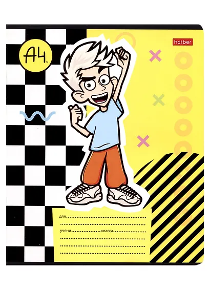 Тетрадь в линейку "Влад А4", 12 листов, в ассортименте - фото 3