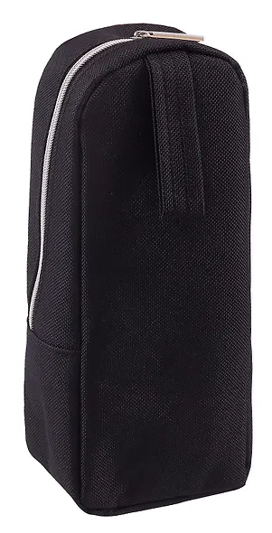 Пенал-косметичка "Private", вертикальный, черный, 21х9х6 см - фото 2