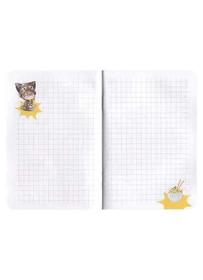 Записная книжка 120*170 32л кл. "Аниме-блокнот 2" карт.обл., мат.ламинация, выб.УФ-лак, ассорти - фото 3