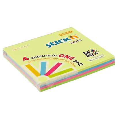 Стикеры Stick`n Magic, неоновые, 100 листов, 7.6 х 7.6 см - фото 1