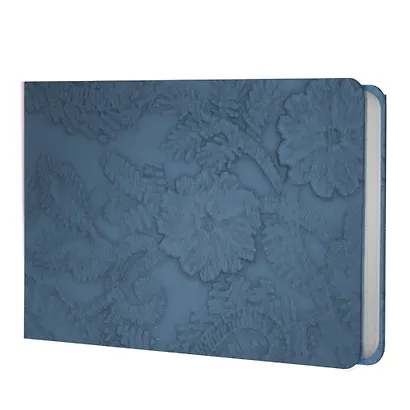 Еженедельник недат. 64л 160х105 "JADE" голубой, 7Б, иск.кожа с текстурой, тв.переплет, тонир.блок, скругл.углы, 2 ляссе, инд.уп - фото 3