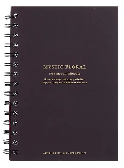 Тетрадь 100 листов в клетку "Blossom", коричневый - фото 1