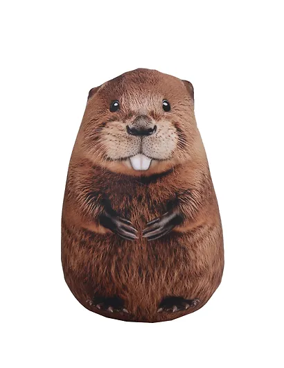 Подушка декоративная антистресс Бобёр (20х12) (АН2025-21) - фото 1