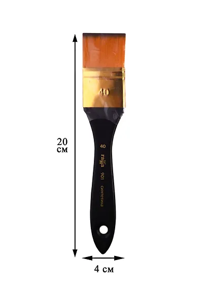 Кисть-флейц художественная, синтетика, №40, Гамма - фото 2