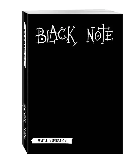 Креативный блокнот с черными страницами Black Note, 96 листов, мягкая обложка - фото 2