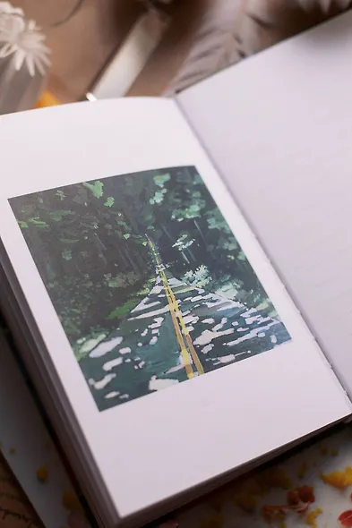 Вайолет, склонившаяся над травою - фото 13