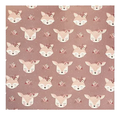 Бумага упаковочная 70*100см "Оленята" глянц., инд.уп. - фото 3